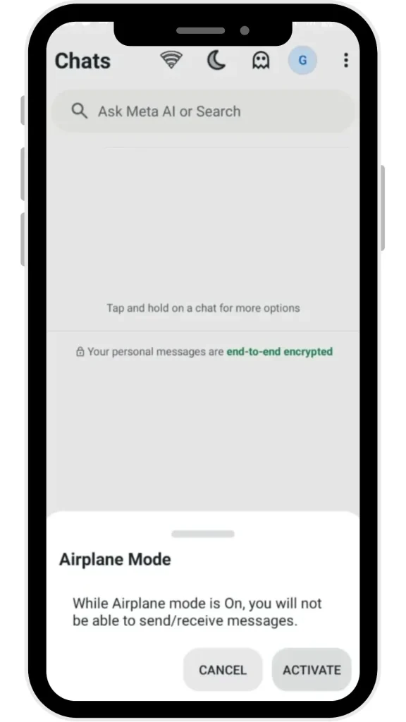 WHATTSAPLUS SCREENSHOT